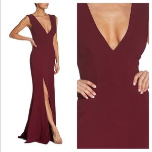 Dress the Population Sandra Plunging Gown